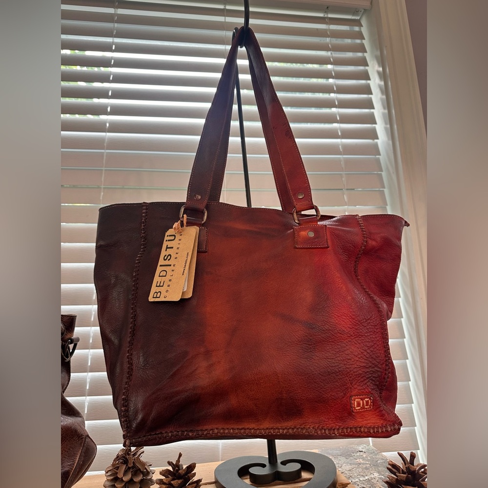 BED|STU Brown Leather Tote Bag